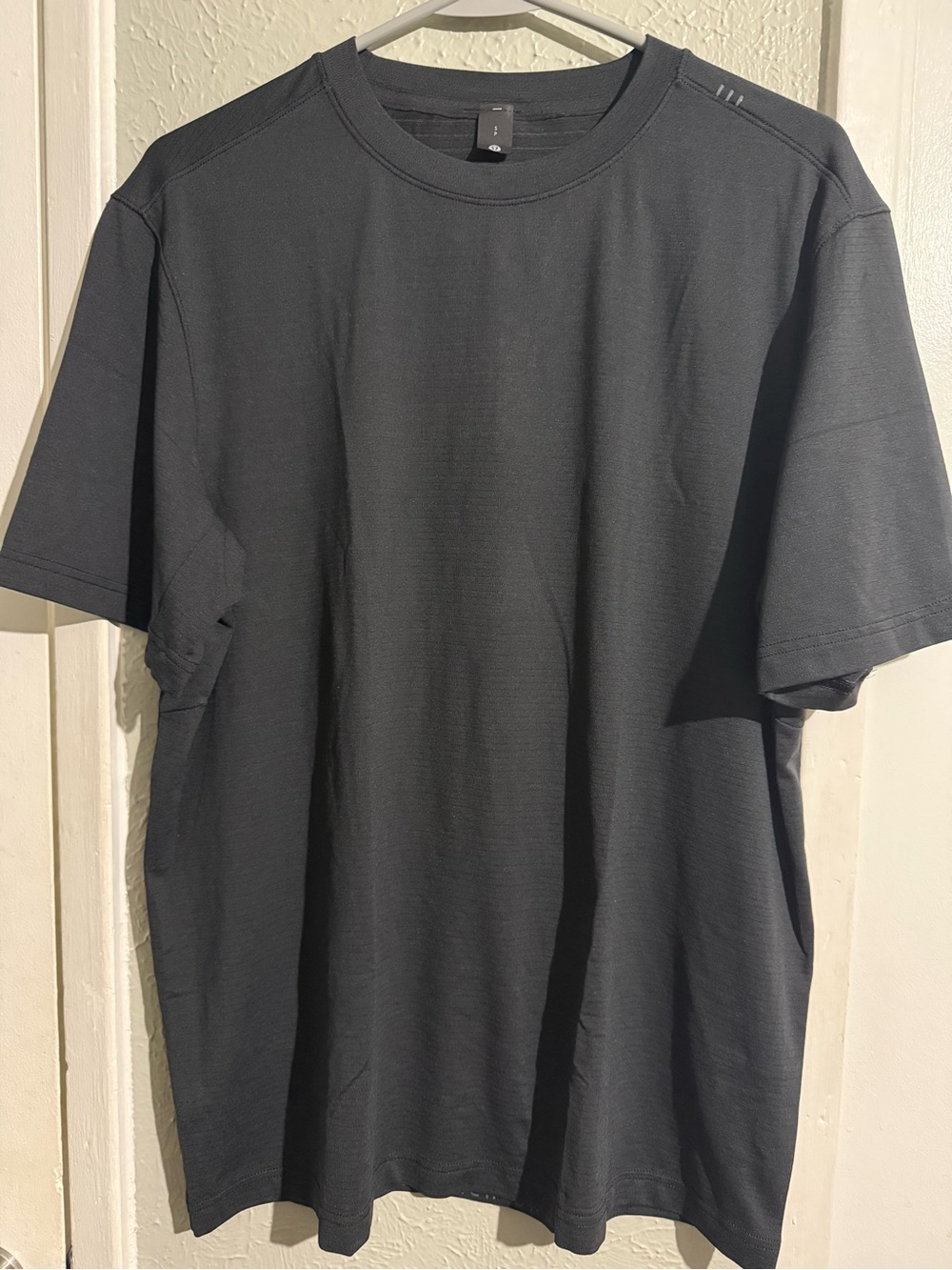 lululemon athletica Black Short Sleeve Crew Tee